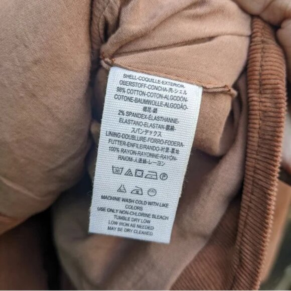 Free People Byron Brown Fall Corduroy Double Button Womens Medium Jacket - Picture 6 of 6